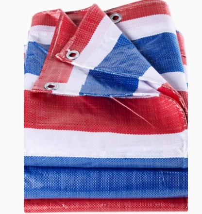 龙顺加厚160g三色彩条布5*10米