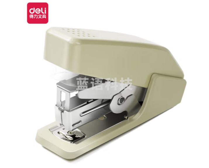 得力(deli) 0460F因为遇见你省力小号订书机 绿色