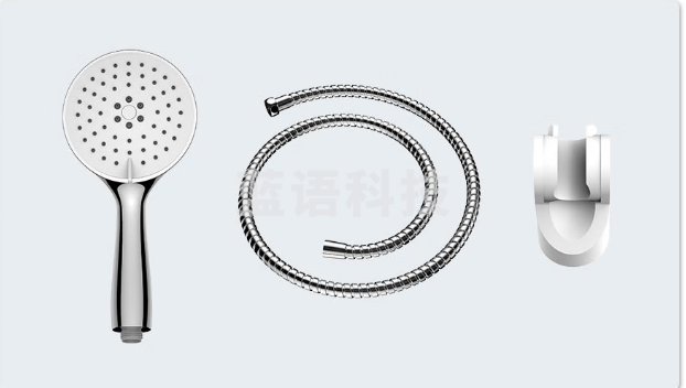 四季沐歌（MICOE）电镀增压淋浴花洒喷头套装 淋浴喷头淋浴头花洒套装手持花洒全套