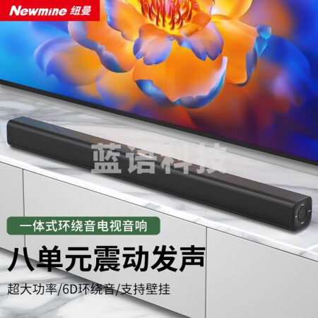 纽曼（Newmine）U5 家庭影院 电视音响回音壁 条形壁挂无线蓝牙音箱低音炮立体环绕声