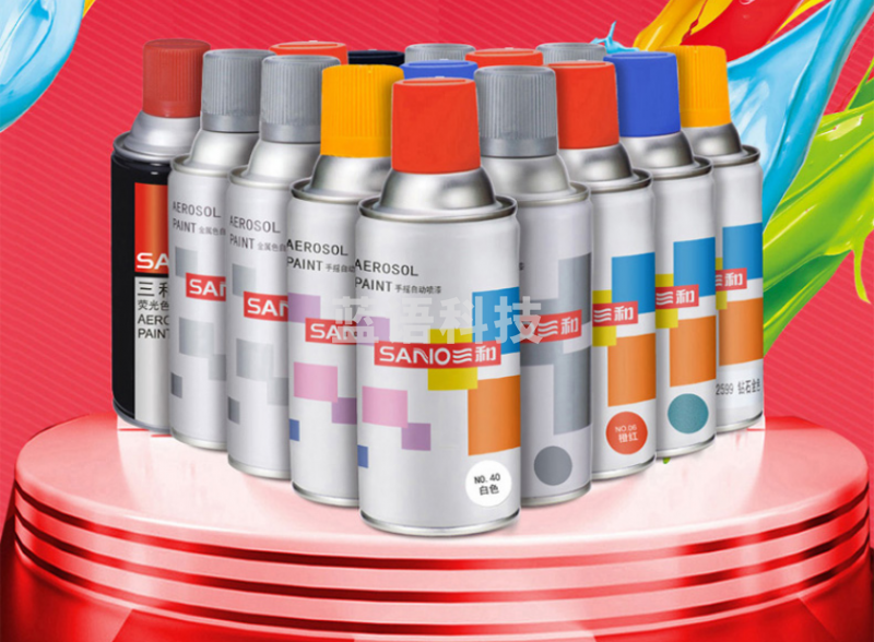 三和（SANVO）油性自喷漆 灰色红色绿色蓝色黑色白色棕色粉色黄色紫色普通色系列（下单备注颜色）
