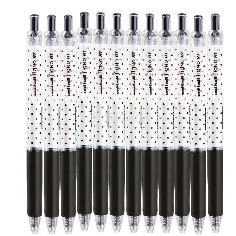 三菱UMN-138S 按制型波点啫喱笔 0.38mm 黑色