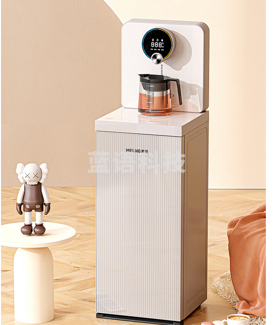 美菱（MeiLing）即热式茶吧机家用饮水机全自动上水智能下置式办公室小型立式烧水器 MY-CS517【温热款】