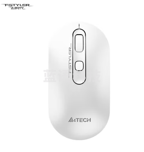 双飞燕(A4TECH)FB20 无线蓝牙鼠标 笔记本电脑办公手机平板ipad通用轻薄便携商务 飞时代 银灰白