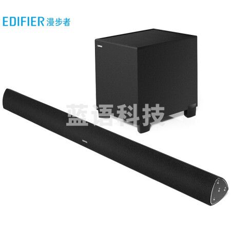 漫步者（EDIFIER）B7 专业电视音响 家庭影院 无线蓝牙回音壁 配备无线低音炮的全功能SOUNDBAR 黑色