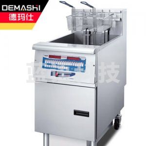 德玛仕 DEMASHI NTP18EF 电炸炉 商用 小吃油炸锅油炸机 油条薯条炸串机 重型立式 可选配滤油 单槽