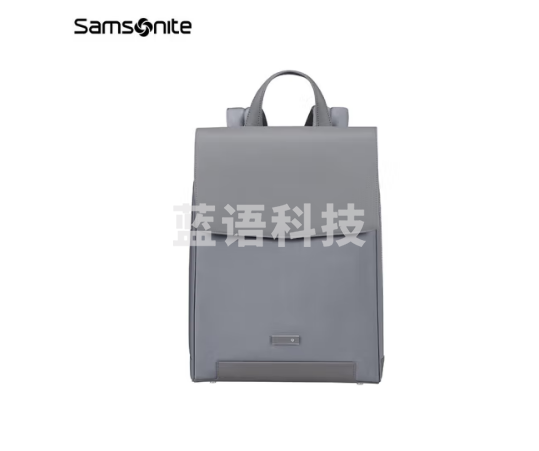新秀丽（Samsonite）电脑包双肩包15.6英寸背包女书包商务通勤旅行包休闲时尚KM4灰色