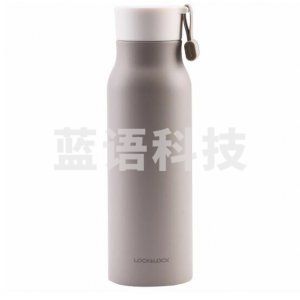 乐扣乐扣 lock&lock  灰色 500mlLHC4125GRY 不锈钢便携保温杯 娜姆马克杯