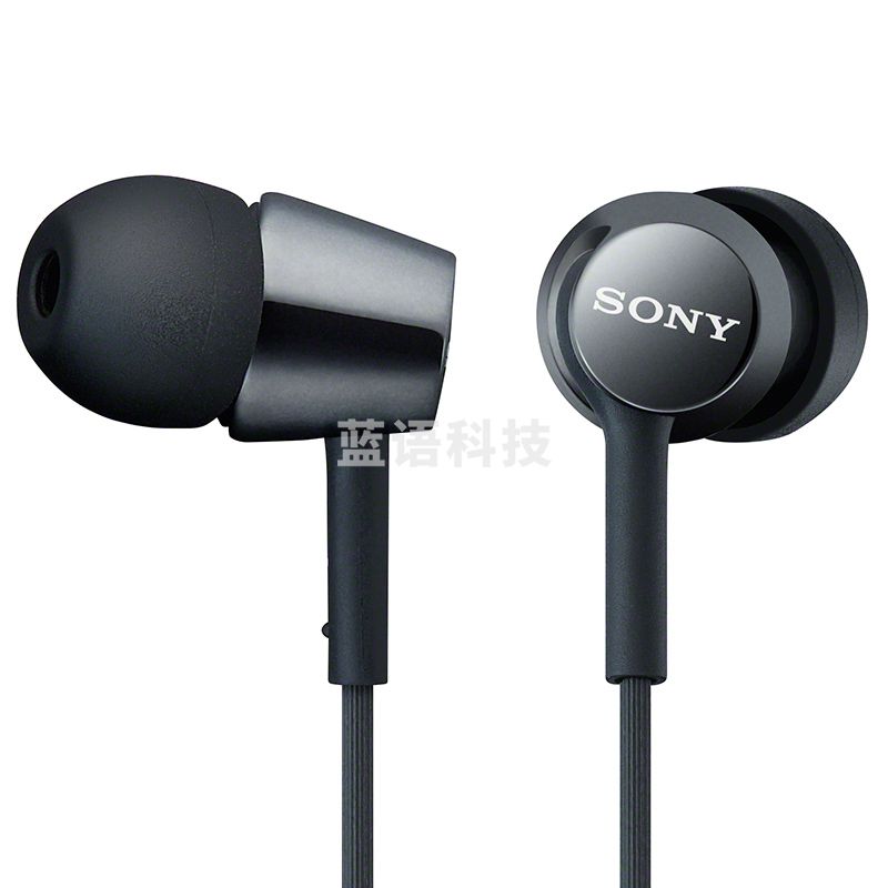 索尼（SONY） MDR-EX155AP 入耳式耳机  黑色