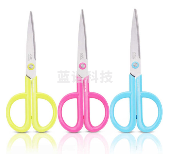 得力 6059 时尚办公剪刀 175mm (单位:把) 混色