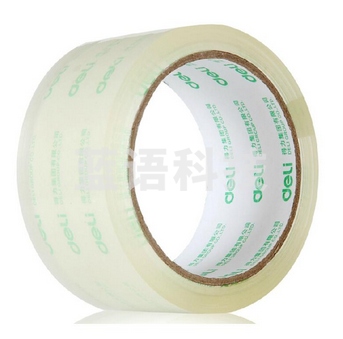 得力胶带 30322 透明封箱胶带60mm*50y*50um*1卷(6卷/筒)