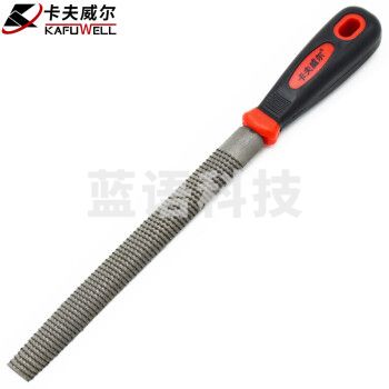 卡夫威尔 8英寸粗齿半圆木锉 木工手工工具锉刀 FC3016