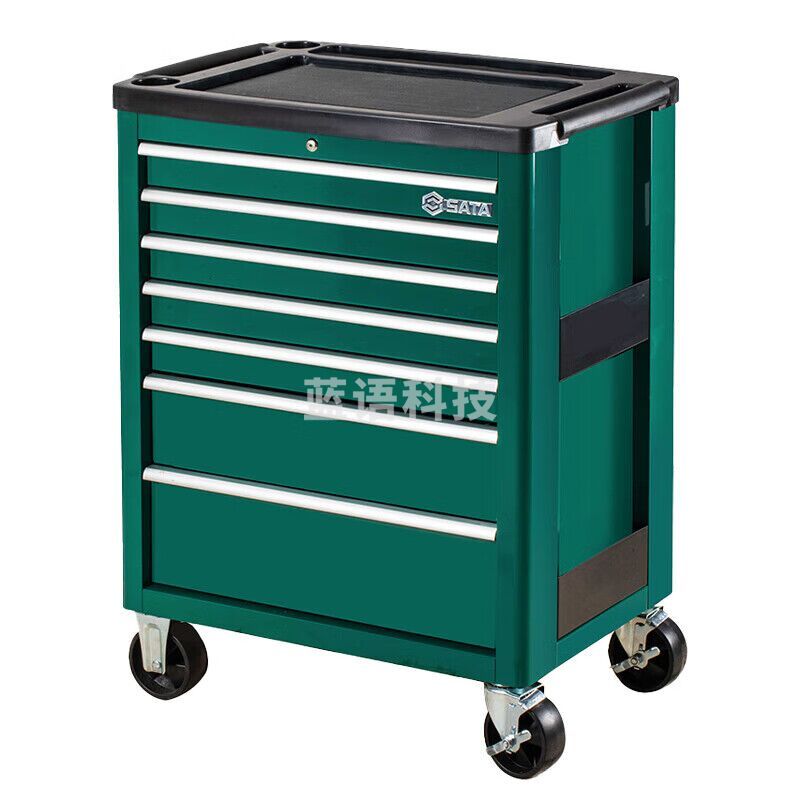 世达（SATA）95207 七抽屉带轮工具车
