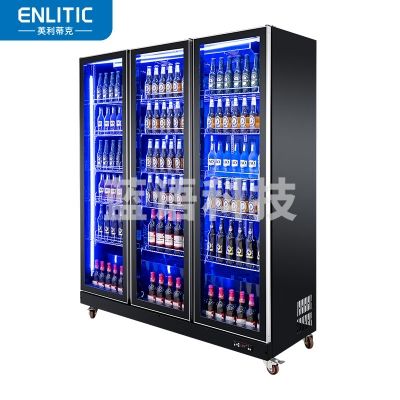 英利蒂克 Enlitic HRPJ1670 商用展示柜 酒吧KTV啤酒柜 冷藏超市便利店饮料冰箱柜 水果蔬菜保鲜柜 氛围灯款
