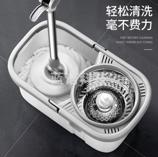 艺姿家用旋转拖把 家用一拖净免手洗2023拖布 干湿两用墩布 YZ-A126