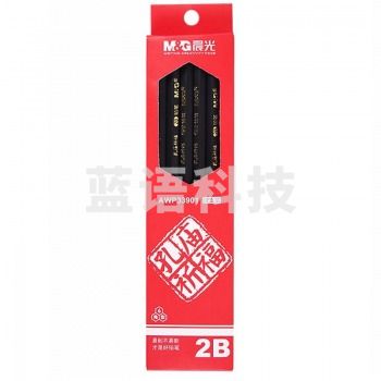 晨光（M&G）AWP33901 孔庙祈福2B铅笔 六角形易抓握 12支/盒