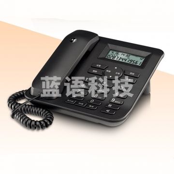 摩托罗拉 CT410C 电话机 按键电话机 黑色   IT.145