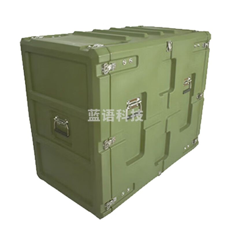 滚塑箱 减震机架箱 航空箱移动机箱工业存储防护箱 16U