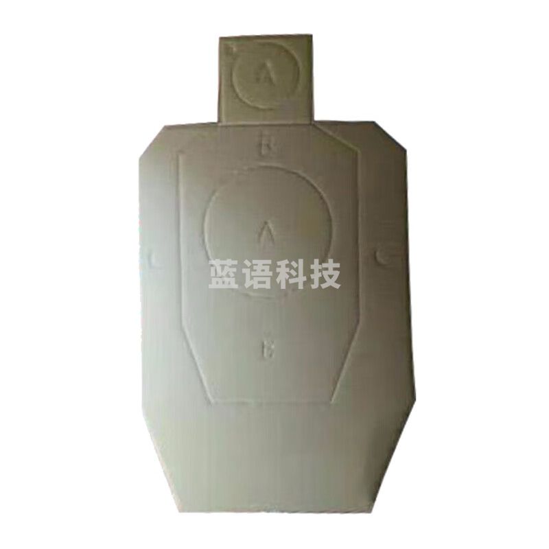 靶纸 IPSC靶纸 菱形分区瓦楞半身靶 750*450mm（50张）