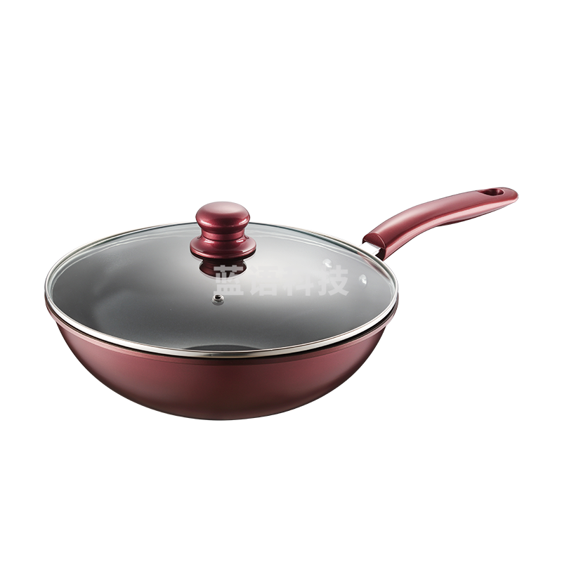 德世朗 炒锅铁锅铸铁炒菜锅具燃气煤气灶乐炫精铁不粘炒锅DFS-C106A