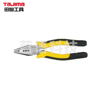 TAJIMA 田岛钢丝钳工业级进口品质斜口省力花齿钢丝钳老虎钳克丝钳子断线钳 花齿6寸钢丝钳1201-0256