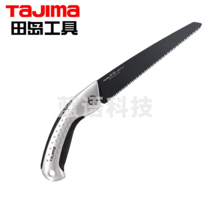 田岛（TAJIMA）ALSA-210FB G-SAW氟膜处理黑色铝合金手柄拉锯210附刀鞘 1103-2403