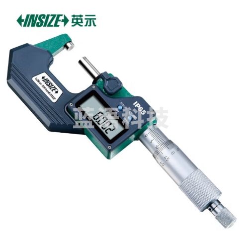 英示INSIZE数显外径千分尺电子螺旋测微器IP65防尘防水高精度3108-25AC量程0-25x0.001mm