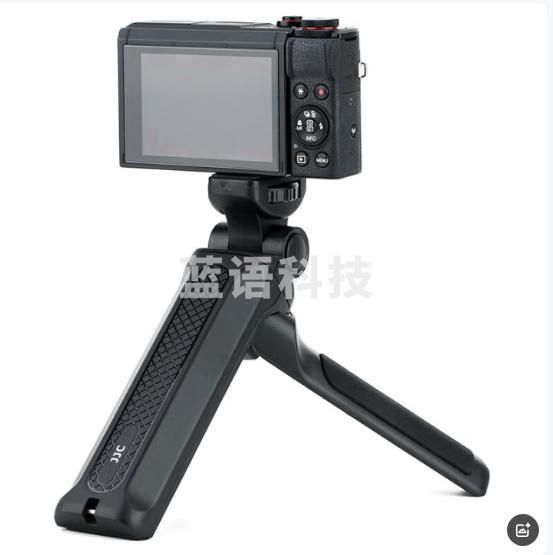 JJC 微单三脚架 桌面相机支架 迷你便携三角脚 手持vlog拍摄手柄【无遥控 单三脚架】