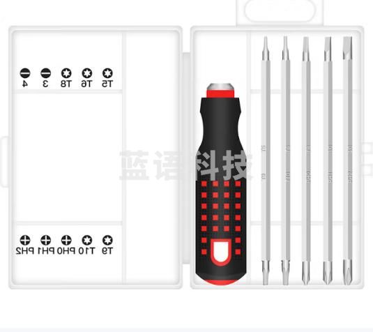 勒塔（LETA）螺丝刀套装6件套 精密小十字一字梅花批头LT-SD110（2套起购）