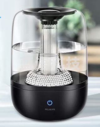 美菱（MeiLing） 加湿器家用轻音大容量大喷雾空调办公卧室内孕妇婴儿小型智能恒湿空气净化香薰机 MH-T106升级触摸款