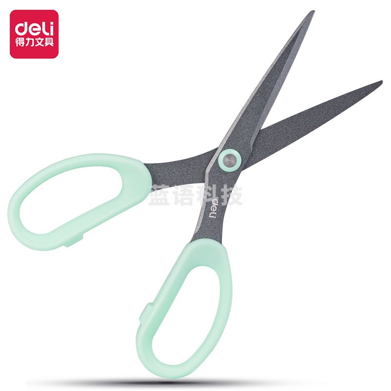 得力77791 源源得力时尚款剪刀(绿色)(卡)