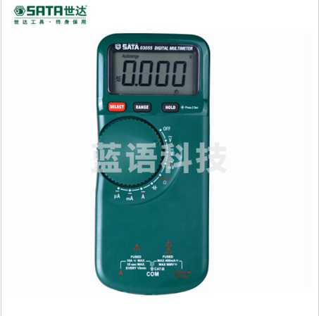 世达03055 薄型数字万用表 红加绿 175*78*18.5mm （计价单位:台）