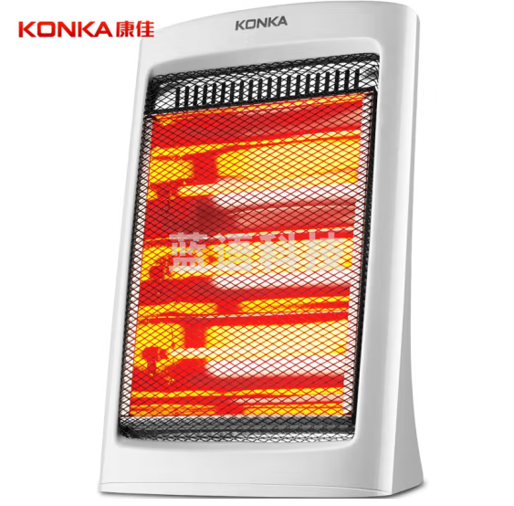康佳（KONKA）KH-LSG09 取暖器家用小太阳电暖器台式电暖气烤火炉取暖电热三挡可调速热暗光