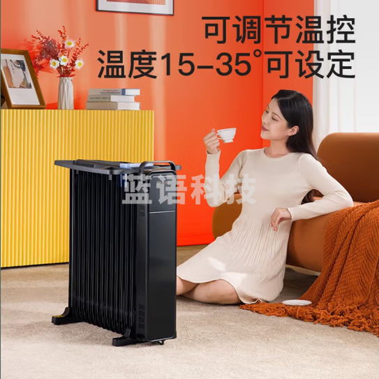 先锋（SINGFUN）DYT-Z12 取暖器/取暖气家用/15片电油汀/取暖电器/电暖器/暖气/电暖气片烤火炉油汀电暖炉