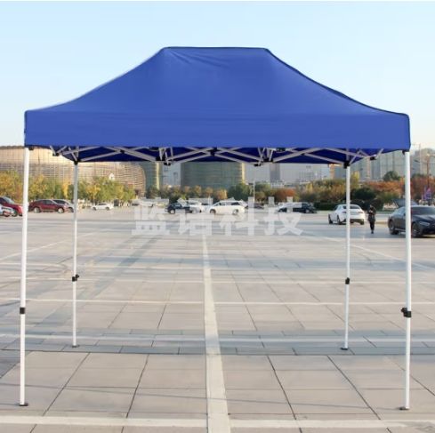 鲸伦广告帐篷 户外折叠伸缩伞 四脚停车遮阳棚摆摊烧烤活动展销棚 2*3