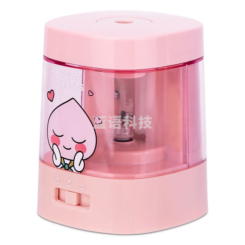 得力68658-KAKAO电动卷笔刀(粉)(只)