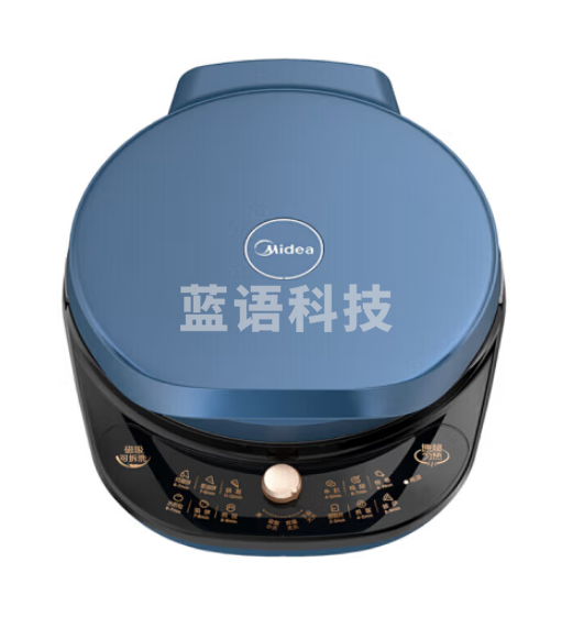 美的MC-JH3406 电饼铛 加宽加深锅盔 机械式可拆洗 34cm自动3.5cm深度 双面不粘锅