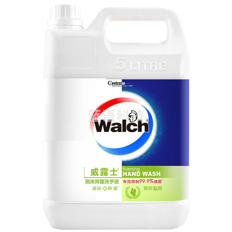 威露士(Walch)泡沫洗手液 5L 家庭酒店餐厅可用大桶装