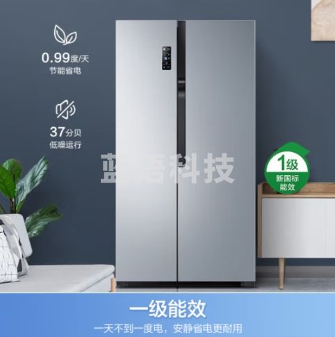 容声（Ronshen）646升对开门一级能效风冷无霜型家用变频双门二门超大容量可嵌入式双开门两开门电冰箱 BCD-646WD11HPA