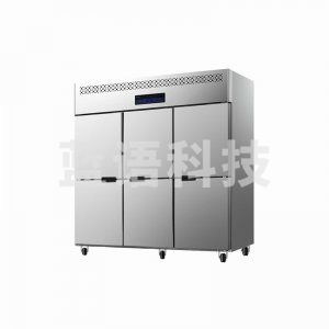 喜莱盛 XLS-6GS 商用六门冰柜冷藏冷冻立式冷柜 六开门厨房冰箱商用学校饭店酒店厨房设备豪华款
