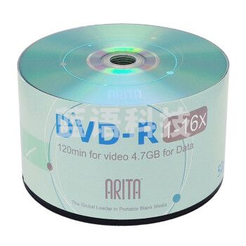 铼德(ARITA) e时代系列 DVD-R 16速4.7G 空白光盘/光盘/刻录盘 塑封装50片