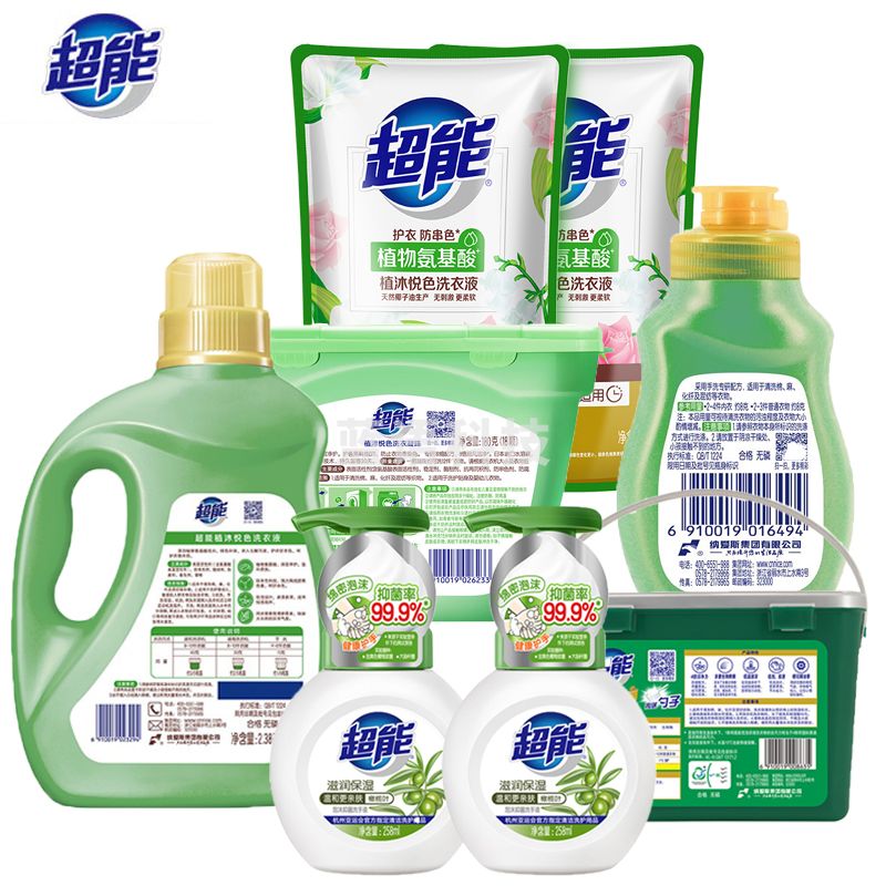 超能 植沐悦色家庭清洁组合 4620g+516ml