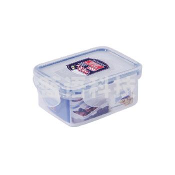 乐扣乐扣LOCK&LOCK HPL805 塑料保鲜盒大容量透明食物冰箱收纳盒子饭盒水果蔬菜微波炉便当盒 多容量选择 180ML