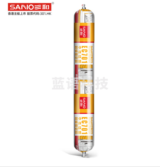 三和（SANVO）EC701L-490-039 中性装饰硅酮耐候胶600ML 酮肟型 单组分 透明
