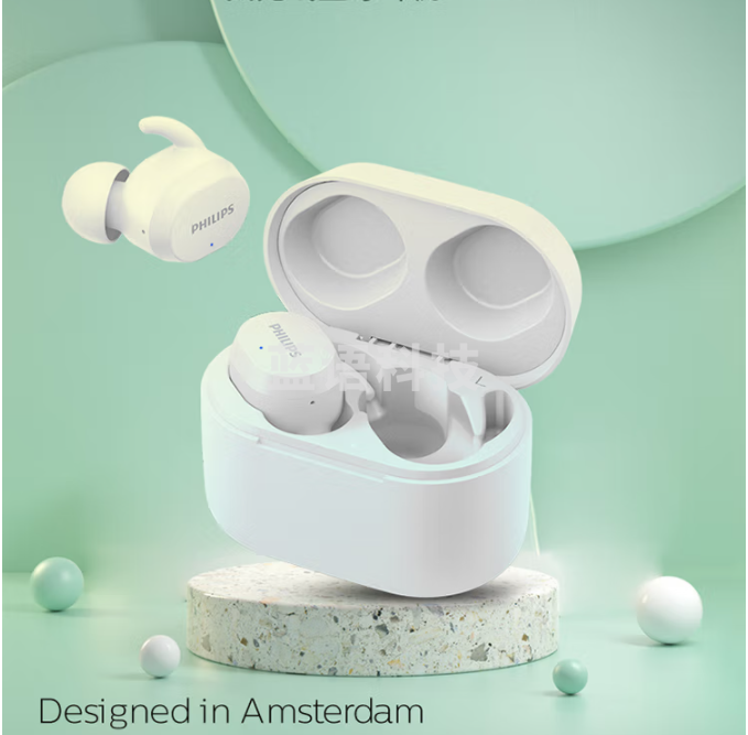 飞利浦（PHILIPS）TAT3216真无线蓝牙耳机 智能触控持久续航手机通用 白