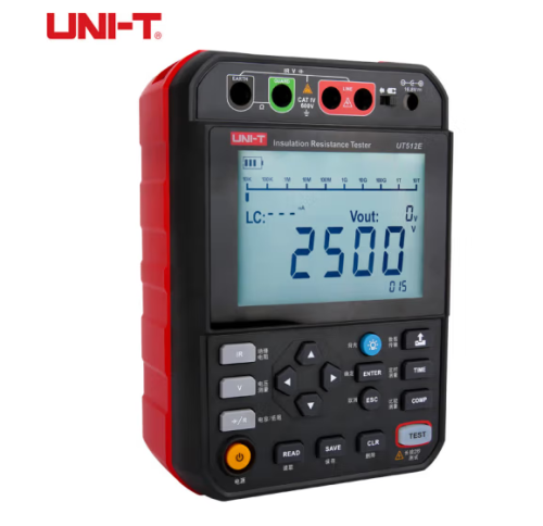 优利德(UNI-T)UT512E 高压绝缘电阻测试仪 数字电子摇表数显兆欧表