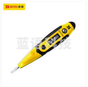 波斯（BOSI）带灯多功能测电笔高精度断电测试电笔验电笔汽车漏电检测电工笔 BS453096（203MM）
