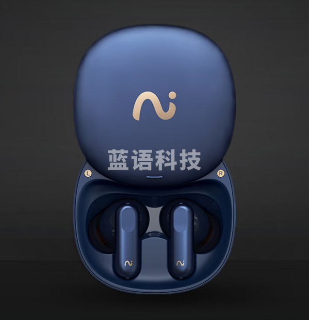 科大讯飞XFXK-A03 录音降噪会议耳机iFLYBUDS Pro 无线蓝牙耳机 主动降噪 入耳式 超长续航 录音转文字（新升级 午夜蓝）
