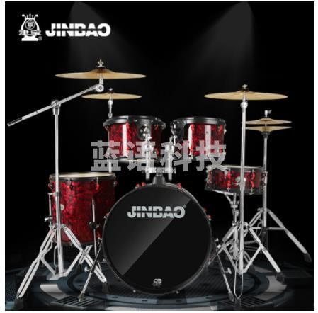 津宝 追梦人系列JBPVM-18架子鼓成人儿童初学者入门爵士鼓专业演奏西洋打击乐器
