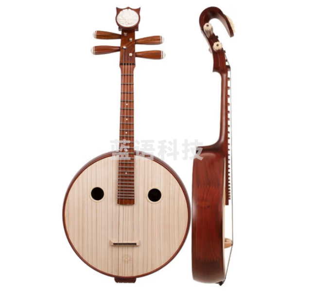 星海中阮8573 特氏古夷苏木 成人儿童弹拔演奏民族乐器 花开富贵琴头